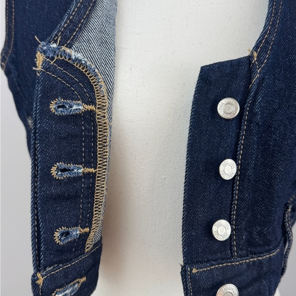 Zara Dark Blue Vest - Picture 7 of 11